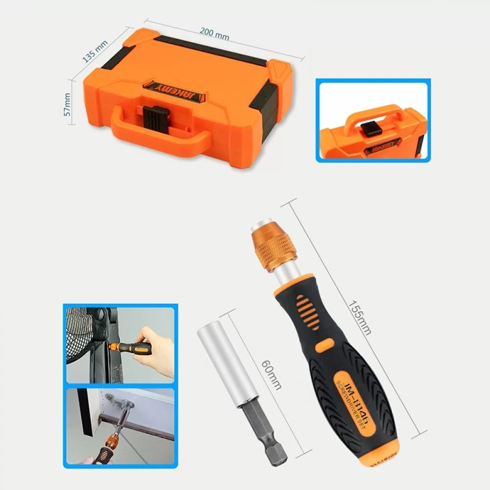 Picture of JAKEMY JM-8146 47 in 1 Multifunctional Household Maintenance Tools Kit